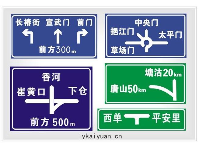 交通指路(lù)標(biāo)誌牌(pái)